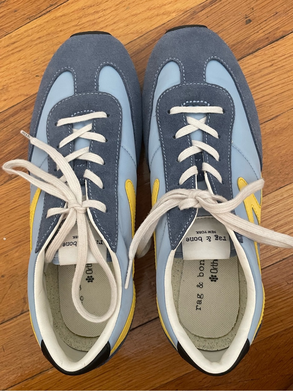 rag & bone Light Blue, Navy & Yellow women’s Sneaker